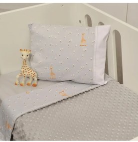 Κουβέρτα κούνιας διπλής όψης Minky 100Χ140 Sophie La Girafe σχ 505 46-6724/505