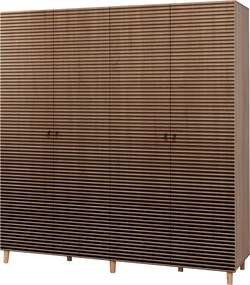 Τετραφυλλη Ντουλαπα Δρυς Sonoma IMAJ 52x180x192