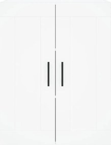 vidaXL Ντουλάπι Λευκό 69,5x34x180 εκ. από Επεξεργασμένο Ξύλο