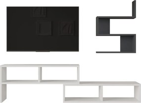 Stewehome Έπιπλο τηλεόρασης με ράφι 160x30x43 cm