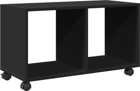 vidaXL Ντουλάπι Τροχήλατο Μαύρο 72x33x42,5 εκ. από Επεξ. Ξύλο