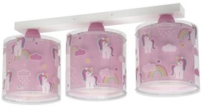 Παιδικό Φωτιστικό Οροφής Τρίφωτο Ango Unicorns 41593