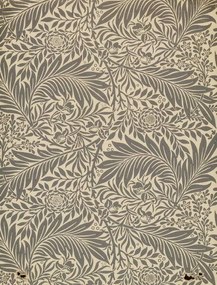 Αναπαραγωγή Larkspur, wallpaper design, 1872, Morris, William