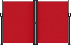 vidaXL Σκίαστρο Πλαϊνό Συρόμενο Κόκκινο 160 x 1200 εκ.