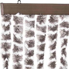 vidaXL Σήτα Εντόμων Taupe / Λευκό 56 x 200 εκ. από Σενίλ