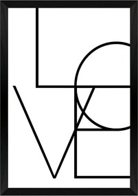 Πίνακας Amora pakoworld με ψηφιακή εκτύπωση και πλαίσιο 33x1.5x48εκ