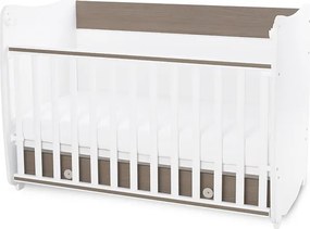 BED DREAM 60/120 WHITE/COFFEE NEW