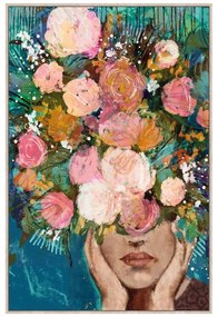 Πίνακες Signes Grimalt  Λουλούδι Γυναίκα Κουτί