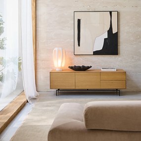 Έπιπλο τηλεόρασης με επένδυση δρυός, Oreko