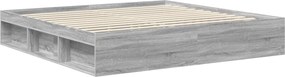 vidaXL Σκελετός Κρεβατιού Γκρι Sonoma 200 x 200 cm