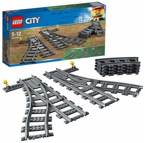 Εναλλαγή Ραγών Τρένου 60238 City Σεμβατές Με Το Σετ 60198 8τμχ 5 ετών+ Grey Lego