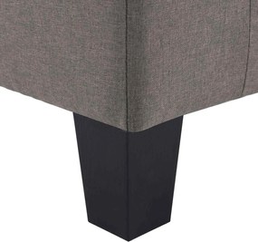 vidaXL Καναπές Taupe Τετραθέσιος ύφασμα