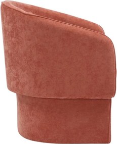 Πολυθρόνα Playmob ύφασμα σε κεραμιδί απόχρωση 69x65x79εκ 69x65x79 εκ.