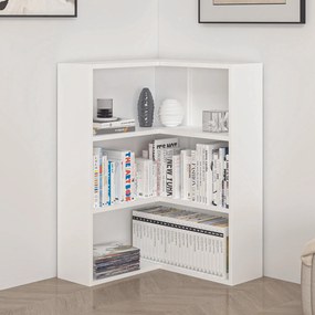 Βιβλιοθήκη Λευκό AFUZI 60x20x89