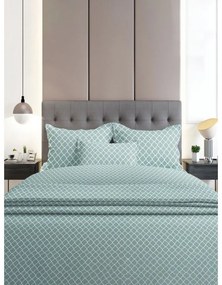 Σετ Σεντόνια Flannel 530 Aqua Μονό με λάστιχο(105x205+30)