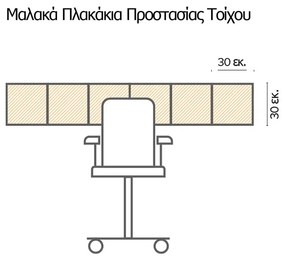 Διακοσμητικά πλακάκια τοίχου White Wood