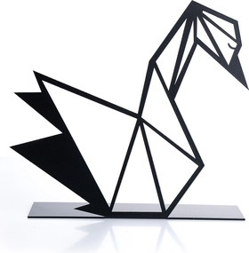 Διακοσμητικό Χώρου Μαύρο SWAN 20x15x20