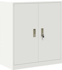 vidaXL Ντουλάπι αποθήκευσης με αποθήκευση Λευκό 80 x 40 x 90 εκ