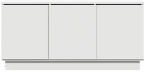 vidaXL Κάστρο Τηλεόρασης Λευκό 100x38x49 εκ. Επεξεργασμένο Ξύλο