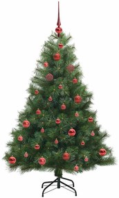vidaXL Τεχνητό Χριστουγεννιάτικο Δέντρο Πράσινο 150 cm ΠΕ και PVC