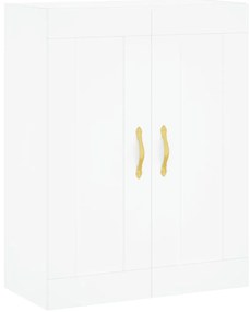 vidaXL Ντουλάπι Λευκό 69,5x34x180 εκ. από Επεξεργασμένο Ξύλο