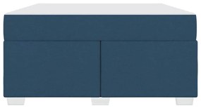 vidaXL Σκελετός Κρεβατιού Μπλε 160 x 200 cm ύφασμα