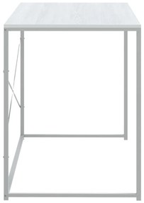 vidaXL Γραφείο Υπολογιστή Λευκό 110 x 60 x 70 εκ. από Επεξ. Ξύλο
