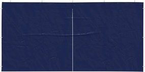 vidaXL Πλευρική Σκηνής Πάρτι 2 τεμ. 400 x 195 εκ. Μπλε