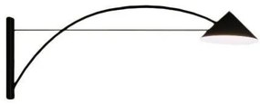 Απλίκα Φωτιστικό Τοίχου LED 38W IP55 Βραχίονας 45ο 145cm Flyer W3 Prandina-1D05200113505-Μαύρο 1D05200113505