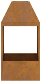vidaXL Φουγάρο 50x50x100 εκ. από ανθεκτικό χάλυβα