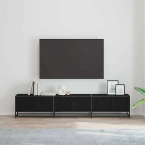 vidaXL Μονάδες TV 210 x 35 x 41 εκ Μαύρη Οξυά