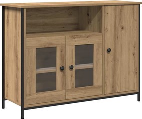 vidaXL Πλαϊνό γραφείο Artisan Oak 100 x 35 x 75 εκ.