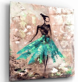 Πίνακας Γυάλινος 231MDF1324 80x80cm Multi Wallity Τετράγωνοι Glass