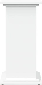 vidaXL Βάση Οθόνης με Αποθ. Λευκή 31x30x60 εκ. Επεξεργασμένο Ξύλο