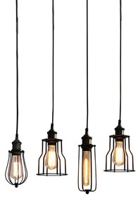 Φωτιστικό Οροφής Πολύφωτο Homelighting Magnum Syrma 77-2449 Bronze