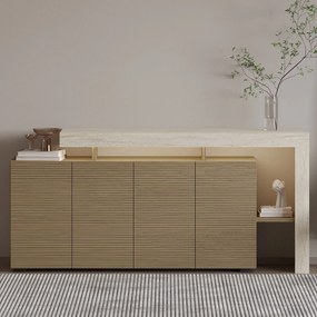 Κονσόλα Τραβερτίνη / Θερμό Δρυς CEFLULU 170x35x80