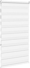 vidaXL Ζέβρα τυφλή Καφέ Πλάτος υφάσματος 75,9 εκ. Πολυεστέρας