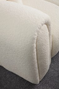 3-Seat Sofa Puffy 3 - White White