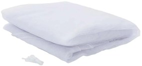 vidaXL Κουνουπιέρα για κρεβάτι 220 Δίχτυ Λευκό 56x56x220 εκ.