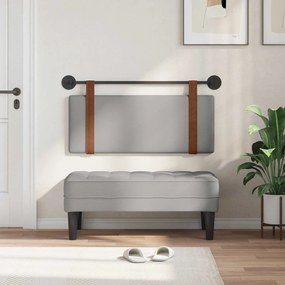 vidaXL Κρεμαστό Κεφαλάρι Σκίουρος Γκρί Αντίκα PU