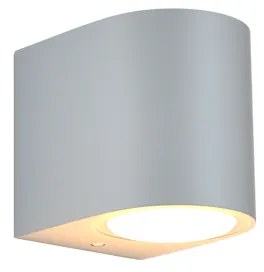 Φωτιστικό τοίχου Powell 1xGU10 Outdoor Up or Down Wall Lamp Grey D:9cmx8cm (80200234)