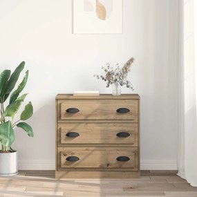 vidaXL Πλαϊνό γραφείο Artisan Oak 70 x 35,5 x 67,5 εκ.