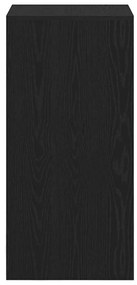 vidaXL Τραπέζι μπαρ Μαύρη Οξυά 51 x 50 x 103.5 εκ. Επεξεργασμένο ξύλο