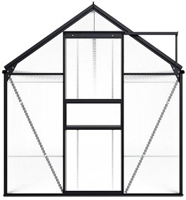 vidaXL Θερμοκήπιο Ανθρακί 8,17 μ³ Αλουμινίου