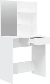 vidaXL Μπουντουάρ Σετ Σετ Λευκό 74,5 x 40 x 141 εκ.