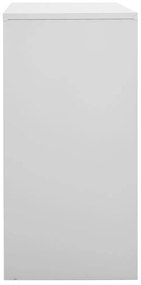 vidaXL Φοριαμοί 5 τεμ. Ανοιχτό Γκρι 90 x 45 x 92,5 εκ. Ατσάλινοι