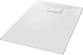vidaXL Βάση Ντουζιέρας Λευκή 120 x 70 εκ. από SMC