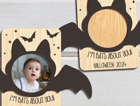 Intra απο ξύλο plywood Χρώμα wenge 3mm-4mm πάχος - Κορνίζα φωτογραφιών μαγνήτης ψυγείου αποκριών Δίασταση 20x25 cm INTRAFABR-84653339