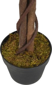 vidaXL Φίκος Τεχνητός 378 Φύλλα Πράσινος 80 εκ.