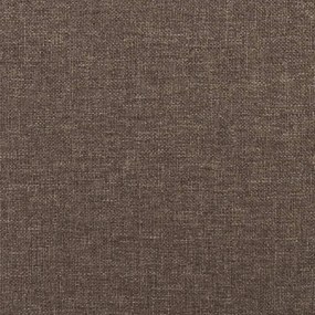 Υποπόδιο Taupe 45 x 29,5 x 35 εκ. Υφασμάτινο - Μπεζ-Γκρι